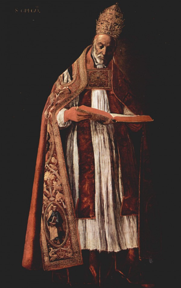 St. Gregory by Francisco de Zurbaran